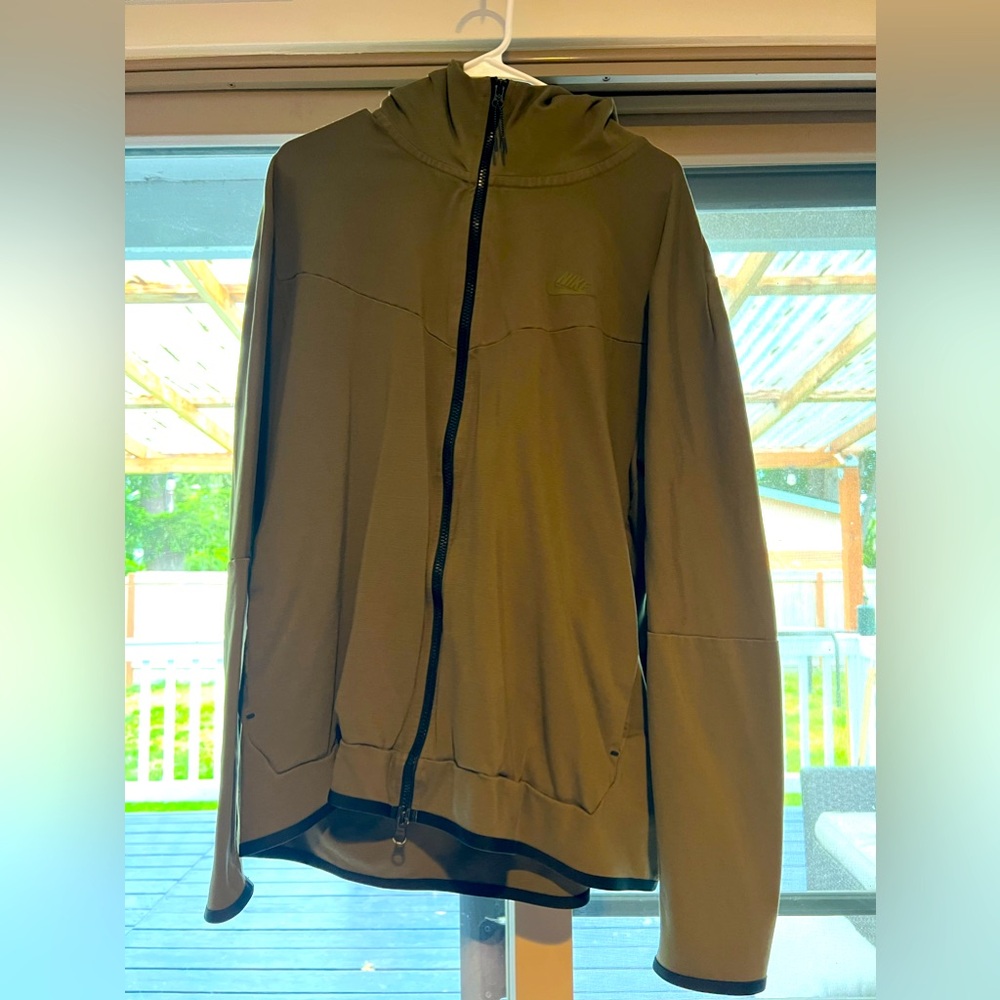 Nike Tech Zip Up Forest Green